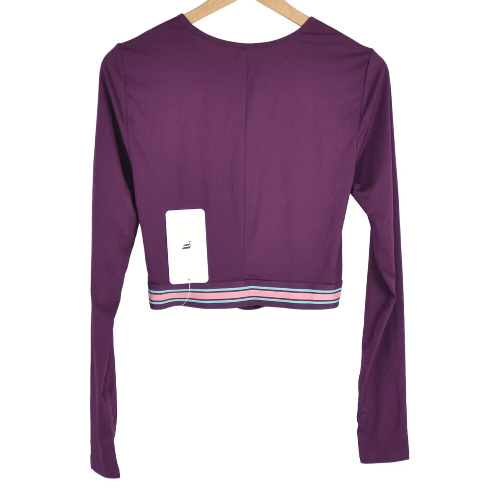 Fabletics Front Twist Long Sleeve Top, medium, NWT